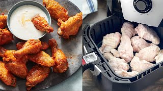 Air Fryer Chicken Wings Extra Crispy [upl. by Ettevey]