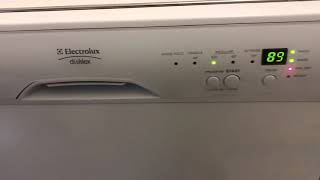 Electrolux Dishlex DX302 dishwasher complete cycle [upl. by Otreblaug586]