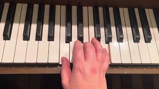 C Major Cadences Practice these every day until they are smooth Piano Practice for learning [upl. by Lipp680]