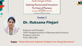 Session II Plant Derived Natural Products for Drug Discovery [upl. by Ttehr]