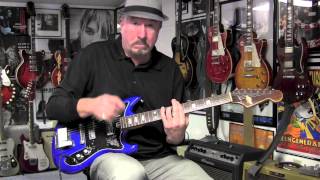 1970 Teisco ET220 Electric Guitar Demo [upl. by Zoe]