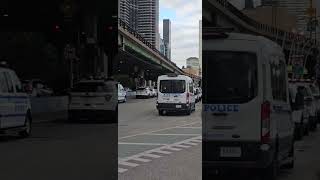 NYPD Mobilized For The United States General Assembly On East 34th Street Midtown Manhattan NYc [upl. by Penland349]