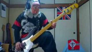 IRON MAIDEN HELLOWED BE THY NAME BASS COVER [upl. by Kelcie]