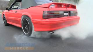 AmericanMusclecom Project Car Burnout 1993 Fox Body Mustang [upl. by Moreville]