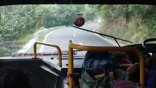 Davangere to Kovai KSRTC bus dimbam guard section early morning cabin drive [upl. by Laynad]