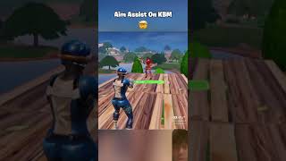 How to get aim assist on kbm ‼️‼️fortnite sypher fortniteclips [upl. by Anahsohs]