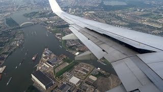 Transavia Boeing 737700 – Amazing Overview Landing At Rotterdam The Hague Airport [upl. by Azerila]