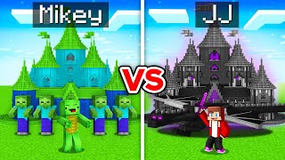 Mikey ZOMBIE Kingdom vs JJ DRAGON Kingdom in Minecraft Maizen [upl. by Elvera]