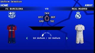 FC 25  PPSSPP ORIGINAL  ANDROID MOBILE  ULTIMATE TEAM  BARCELONA VRS REAL MADRID  UCLGAMEPLAY [upl. by Jagir]