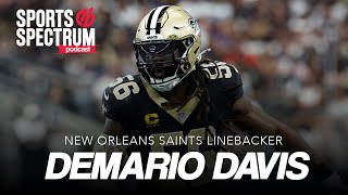 New Orleans Saints AllPro linebacker Demario Davis on using the game of football to point to Jesus [upl. by Animaj439]