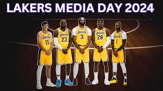 Lakers Media Day 2024 The Calm Before the Storm [upl. by Shaer]