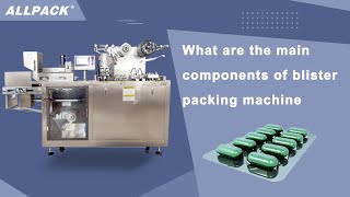 What are the main components of blister packing machine [upl. by Aeneus]