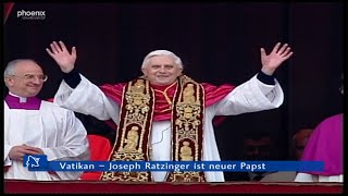 19 April 2005 Joseph Ratzinger wird Papst Benedikt XVI [upl. by Macri]