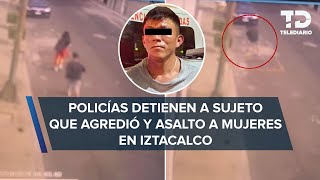 Tras denuncias en redes cae hombre por asaltos a mujeres en Iztacalco e Iztapalapa [upl. by Anerres]