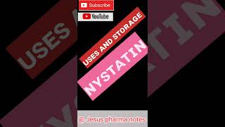 Uses and storage of Nystatineducation bpharmacy medicine shortvideo shorts viralvideo [upl. by Lemuela]