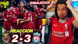 REACCIONES DE UN HINCHA Villarreal vs Liverpool 23 CASI REMONTAN [upl. by Nialb202]