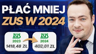 ⁣Ile wyniesie ZUS w 2024 r Płać mniej przy przejściu z działalności na spółkę  Prawnik Wyjaśnia [upl. by Anoi847]