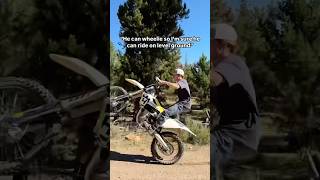 Beginner Tries Riding a Dirt Bike [upl. by Kcyrred]