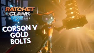 RATCHET amp CLANK RIFT APART  All Corson V Gold Bolts Locations [upl. by Nivahb269]