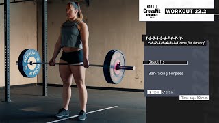 Open Workout 222 Standards [upl. by Hogle]