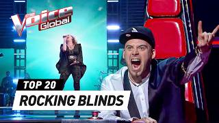 ROCKSTARS turn their Blind Auditions into CONCERTS on The Voice [upl. by Anzovin]