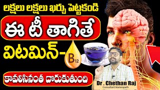 Vitamin B12 Deficiency  Diet For Vitamin B12  B12 rich foods Telugu Chetan Raj About Vitamin B12 [upl. by Namsu]