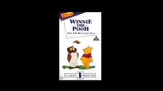 Digitized opening to Winnie The Pooh And The Blustery Day UK VHS [upl. by Nork]