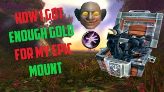 How Did I Make Gold For My Epic Mount Solo Farming TIps  Tricks Maraudon Warlock Route [upl. by Placeeda]