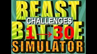 Beast Battle Simulator Challenges 1→30 [upl. by Dnalsor369]