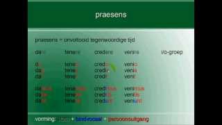 Grammatica Latijn Praesens [upl. by Collins]