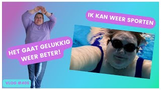 IK GA WEER ZWEMMEN  IK KAN WEER SPORTEN  DANIELLE VLOGT VLOG 406 [upl. by Eldrid]