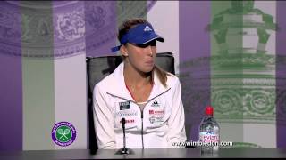 2013 Girls champion Belinda Bencic talks to the media [upl. by Datnow]