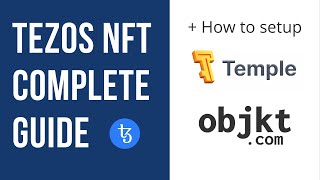 How Setup wallet amp OBJKT profile Buy amp sell NFTs  Tezos NFT Guide [upl. by Drofiar]