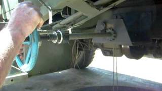 M35A2 deuce spare tire carrier winch cheat [upl. by Amek]