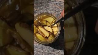 Ginger Pickled in Sugar  Delicious with Tea  Taste and Health [upl. by Mot]