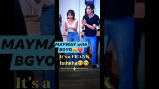 MAYMAY ENTRATA with BGYO ITS A PRANK 😊❤️ maymayentrata bgyomikki amakabogera [upl. by Kaczer51]