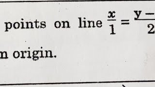 find the coordinates of points on line x1y12z12 which are at a distance √11 units from origin [upl. by Esyli]