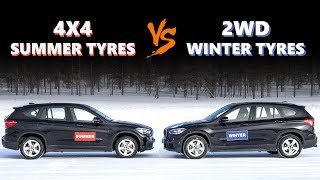 4WD VS Winter Tyres  Do you need winter tyres if you have 4WD [upl. by Eidas]