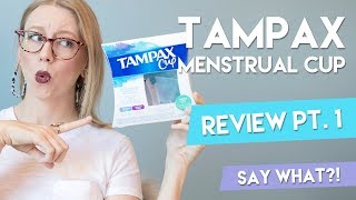 Meet the TAMPAX CUP  Yes you read that right [upl. by Nnaaras987]