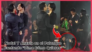 Christian Nodal Cantando junto a su Esposa Angela Aguilar su Exito Musical quotDime Cómo Quieresquot [upl. by Adnamal924]