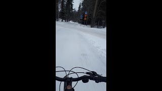 Vlog 1 Finland Walkthrough Alppila to Oulu University North winter north snow cycling [upl. by Lindell811]