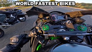 Ninja H2R Meets Bimota Tesi H2 [upl. by Saleem]