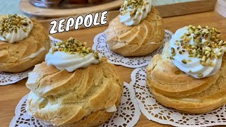 ZEPPOLE I DOLCI DELLA FESTA DEL PAPA [upl. by Rifkin]