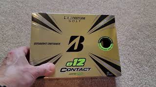 Bridgestone e12 Contact Golf Ball Review [upl. by Dannie]