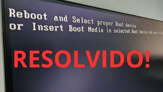 Resolvido Reboot and select proper boot device [upl. by Geffner]