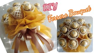 DIY Ferrero Rocher Bouquet Ep1  วิธีทำช่อเฟอร์เรโร่ 01 [upl. by Brittney]