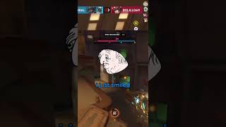 smiling friends reference  funnymoments gaming overwatch2 shorts smilingfriends [upl. by Macilroy]