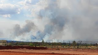 URGENTE Incêndio gigantesco em Brasília 160924 [upl. by Yzzik]