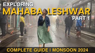 Mahabaleshwar in Monsoon 2024Three Days Full guide  Market Strawberry Cream Farm amp More  Part 1 [upl. by Kohsa241]