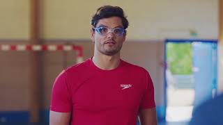 Mes lunettes Quelles lunettes  Florent Manaudou les a testées lors dun match de hand [upl. by Aztiley20]